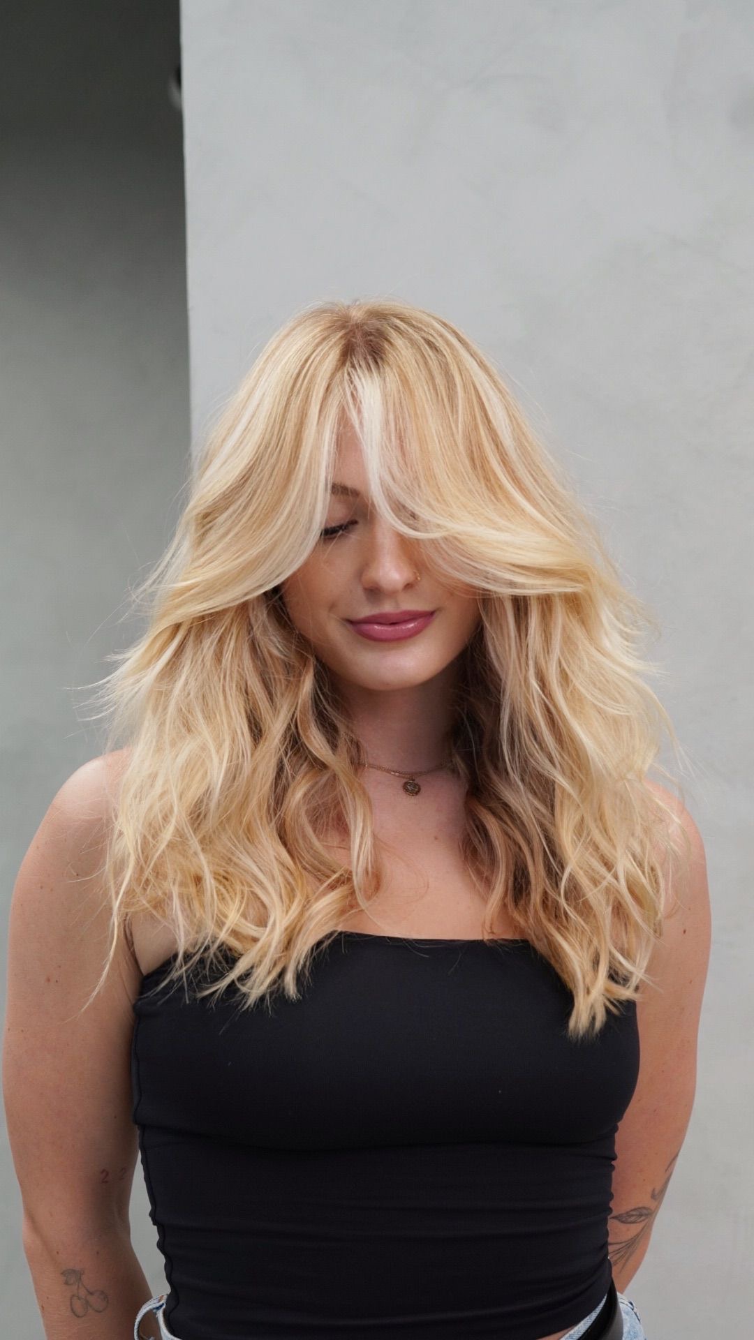 Long hair styling by Studio Alvesa
