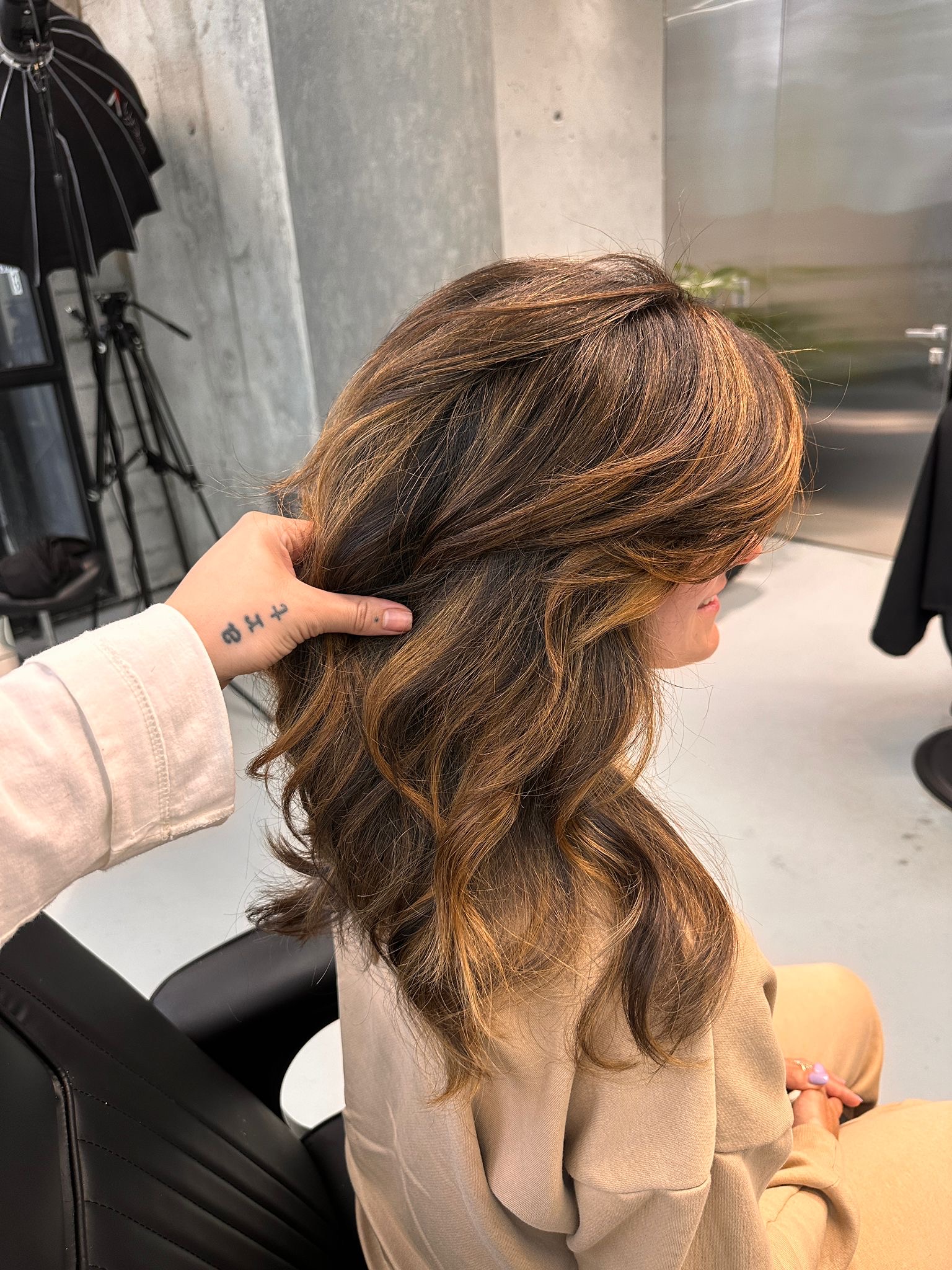 Beautiful blonde highlights